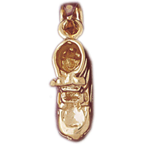 14K GOLD BABY CHARM - BABY BOOT #5933