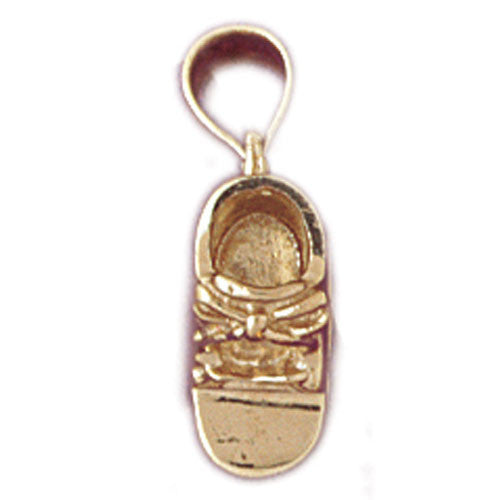 14K GOLD BABY CHARM - BABY BOOT #5934