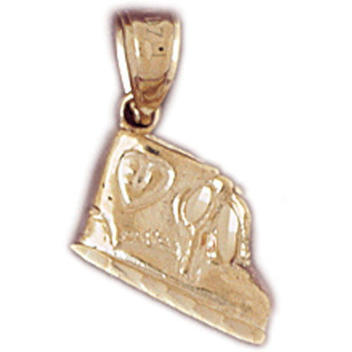 14K GOLD BABY CHARM - BABY BOOT #5941