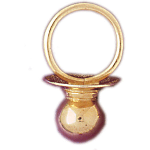 14K GOLD BABY CHARM - SOOTHER #5910