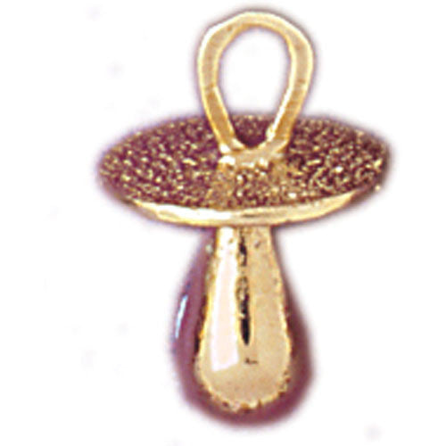 14K GOLD BABY CHARM - SOOTHER #5911