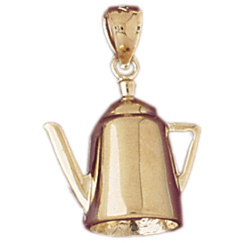 14K GOLD COOKING CHARM - TEAPOT #6961