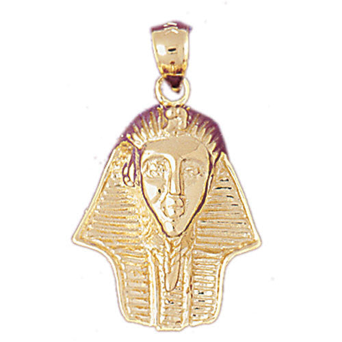 14K GOLD EGYPTIAN CHARM - KING TUT #4792