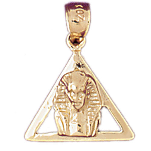 14K GOLD EGYPTIAN CHARM - KING TUT #4797