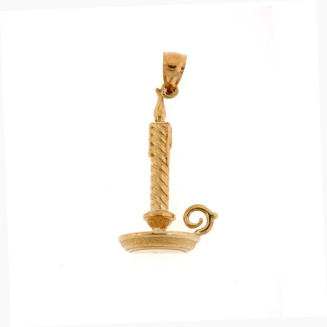 14K GOLD HOUSEHOLD CHARM - CANDLE #6603