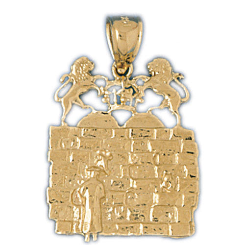 14K GOLD JEWISH CHARM #9072