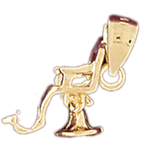 14K GOLD MEDICAL CHARM - DENTISTS CHAIR #4755