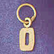14K GOLD NUMERAL CHARM - #0 #9512