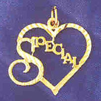 14K GOLD SAYING CHARM - SPECIAL #10254