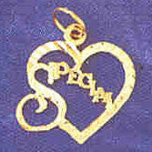 14K GOLD SAYING CHARM - SPECIAL #10255