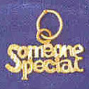 14K GOLD SAYING CHARM - SOMEONE SPECIAL #10264