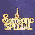 14K GOLD SAYING CHARM - SOMEONE SPECIAL #10267