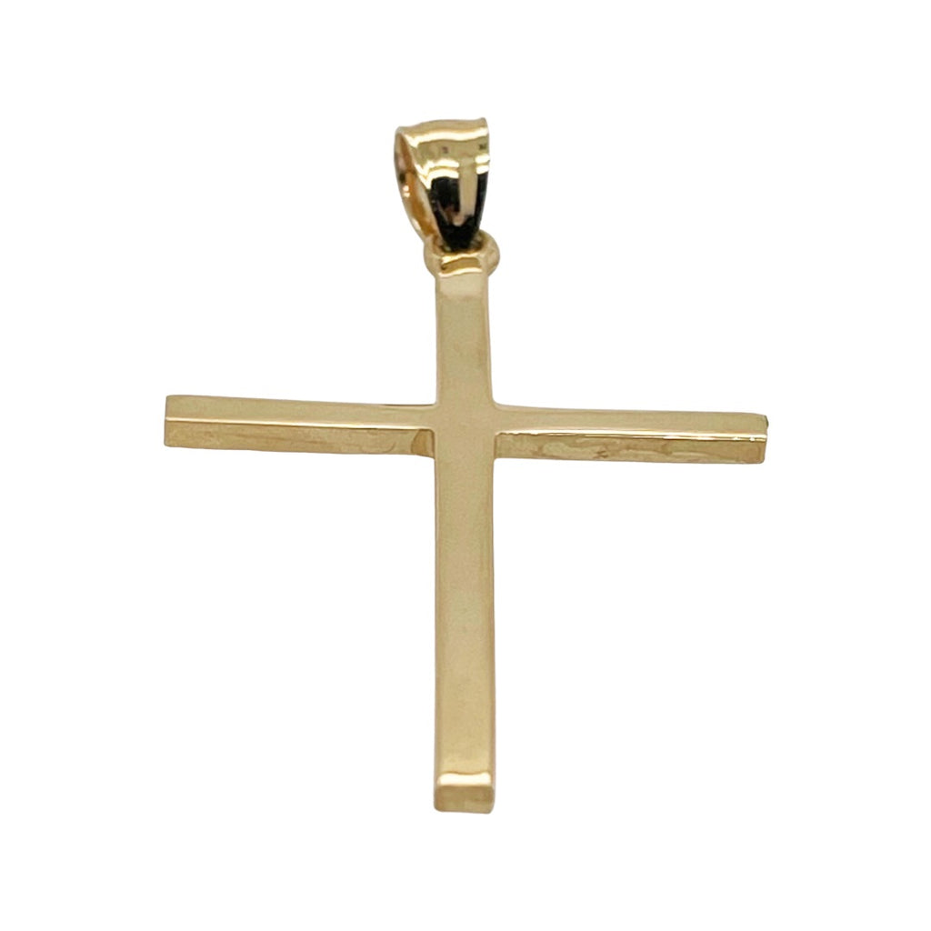 14K GOLD RELIGIOUS CHARM - CROSS #8199