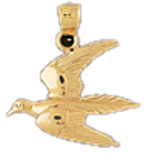 14K GOLD ANIMAL CHARM - BIRD #2930