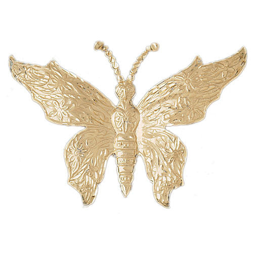 14K GOLD ANIMAL CHARM - BUTTERFLY #3084