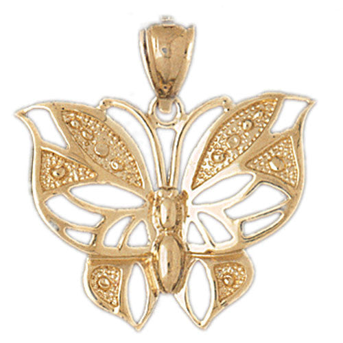 14K GOLD ANIMAL CHARM - BUTTERFLY #3090