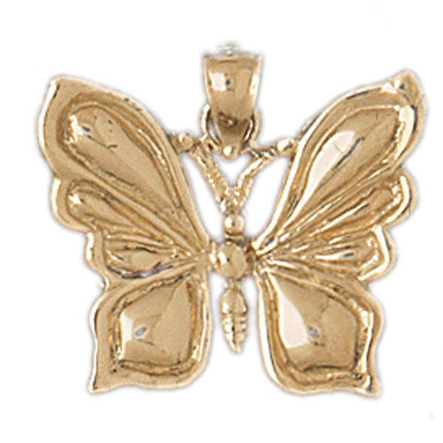 14K GOLD ANIMAL CHARM - BUTTERFLY #3091