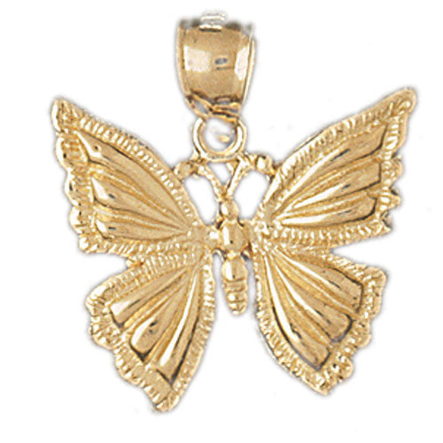 14K GOLD ANIMAL CHARM - BUTTERFLY #3094