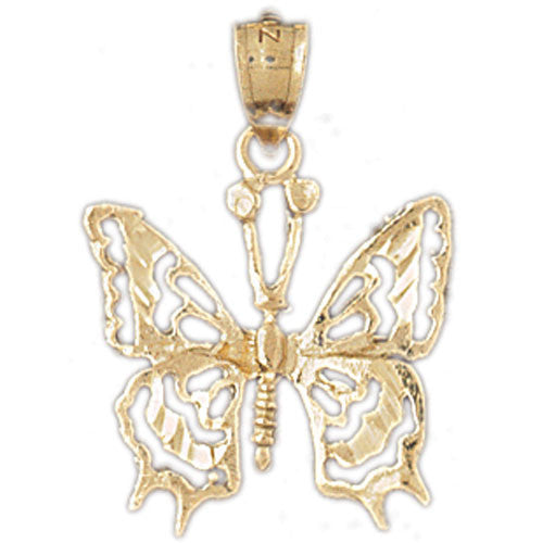 14K GOLD ANIMAL CHARM - BUTTERFLY #3100