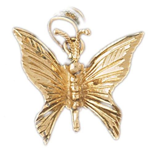 14K GOLD ANIMAL CHARM - BUTTERFLY #3103