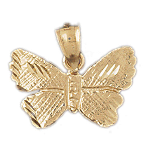 14K GOLD ANIMAL CHARM - BUTTERFLY #3105