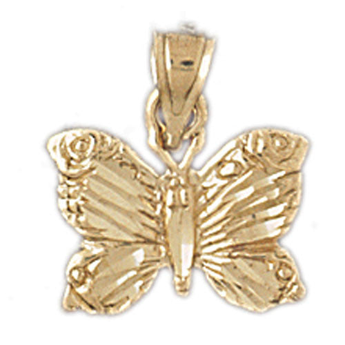 14K GOLD ANIMAL CHARM - BUTTERFLY #3106