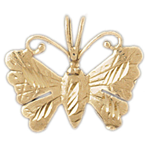 14K GOLD ANIMAL CHARM - BUTTERFLY #3107