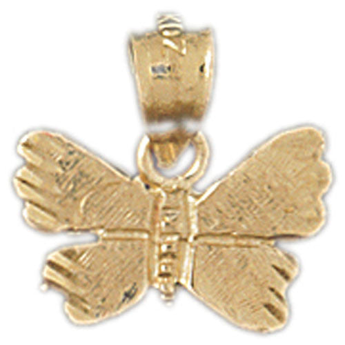 14K GOLD ANIMAL CHARM - BUTTERFLY #3108