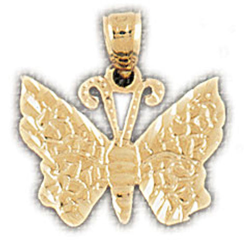 14K GOLD ANIMAL CHARM - BUTTERFLY #3112