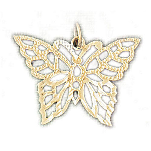 14K GOLD ANIMAL CHARM - BUTTERFLY #3115
