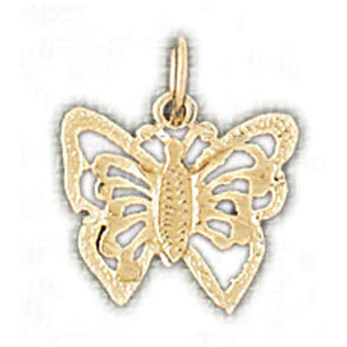 14K GOLD ANIMAL CHARM - BUTTERFLY #3118
