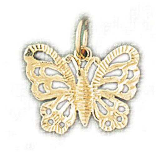 14K GOLD ANIMAL CHARM - BUTTERFLY #3121