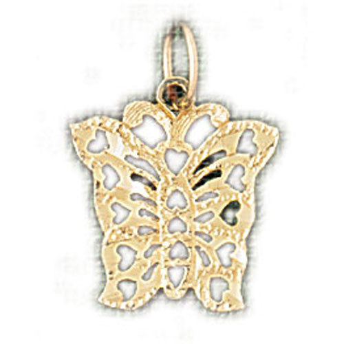 14K GOLD ANIMAL CHARM - BUTTERFLY #3122