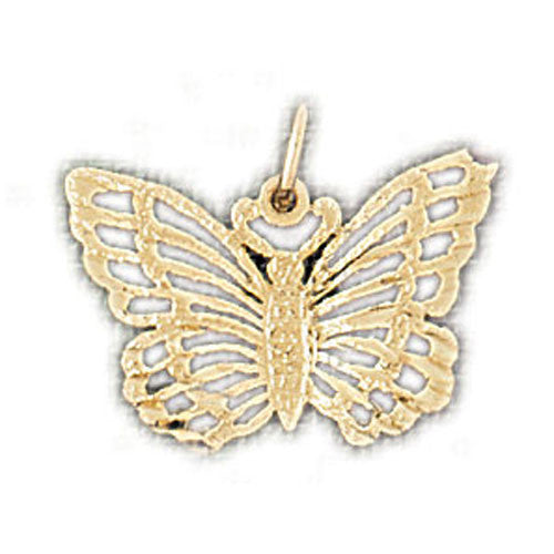 14K GOLD ANIMAL CHARM - BUTTERFLY #3125