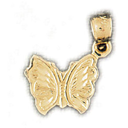 14K GOLD ANIMAL CHARM - BUTTERFLY #3131