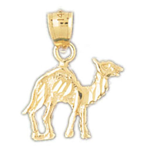 14K GOLD ANIMAL CHARM - CAMEL #2673