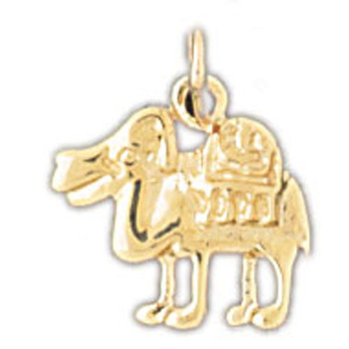 14K GOLD ANIMAL CHARM - CAMEL #2674