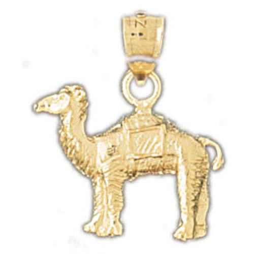 14K GOLD ANIMAL CHARM - CAMEL #2675