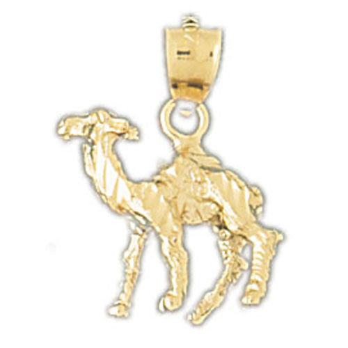 14K GOLD ANIMAL CHARM - CAMEL #2676