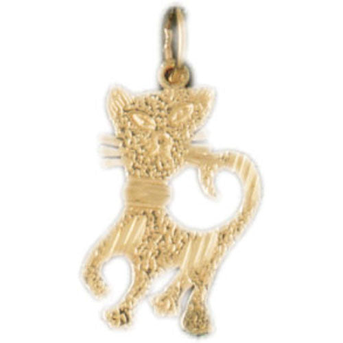 14K GOLD ANIMAL CHARM - CAT #1961