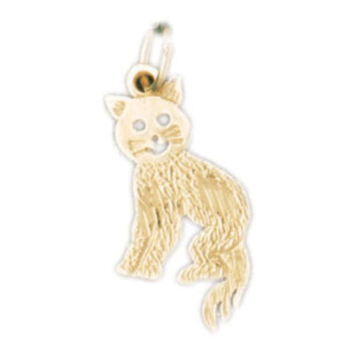14K GOLD ANIMAL CHARM - CAT #1968