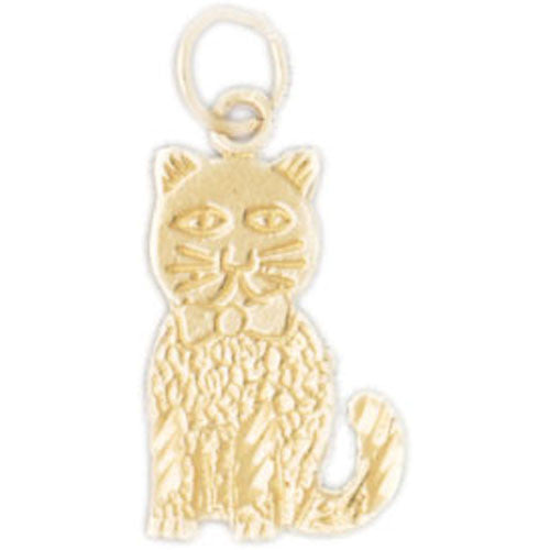 14K GOLD ANIMAL CHARM - CAT #1969
