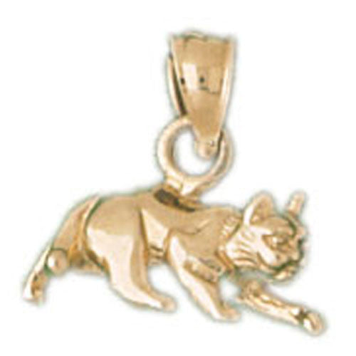 14K GOLD ANIMAL CHARM - CAT #1991