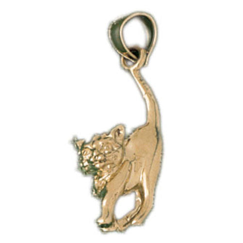 14K GOLD ANIMAL CHARM - CAT #1995