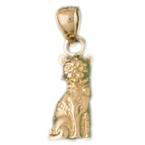 14K GOLD ANIMAL CHARM - CAT #1996