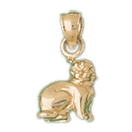 14K GOLD ANIMAL CHARM - CAT #1998