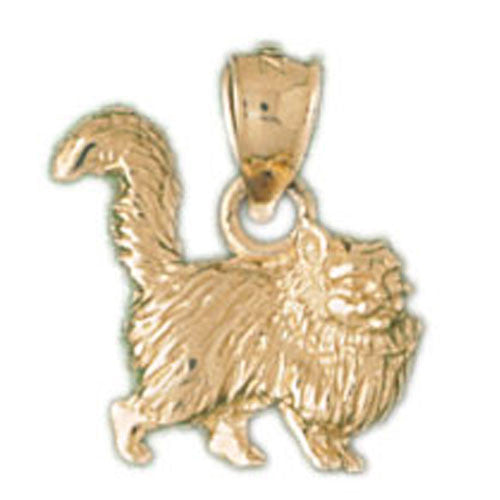 14K GOLD ANIMAL CHARM - CAT #1999