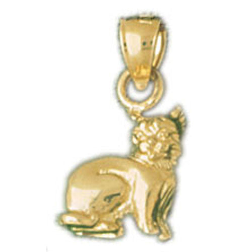 14K GOLD ANIMAL CHARM - CAT #2041