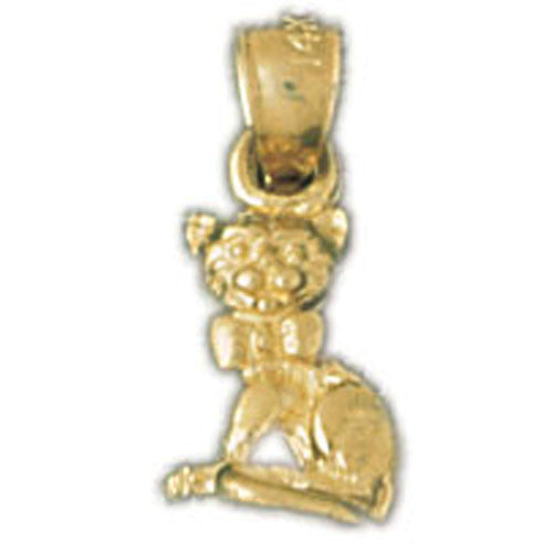 14K GOLD ANIMAL CHARM - CAT #2042