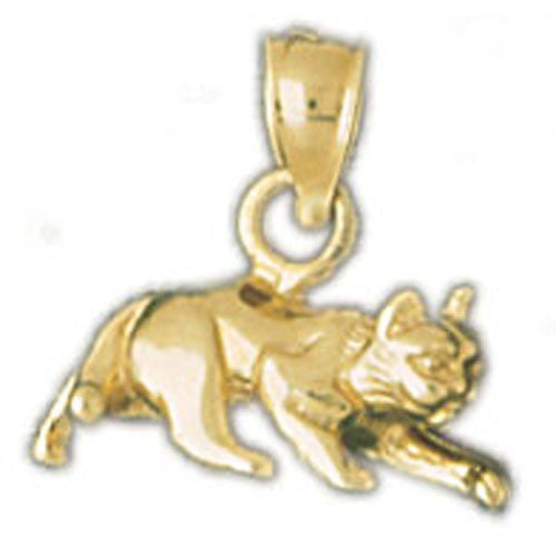 14K GOLD ANIMAL CHARM - CAT #2043